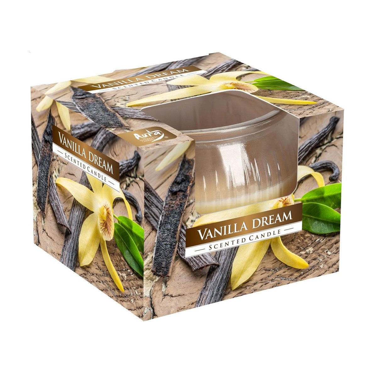 Ароматична свічка Bispol Scented Candle Vanilla Dream, 80 г (sn69-349)